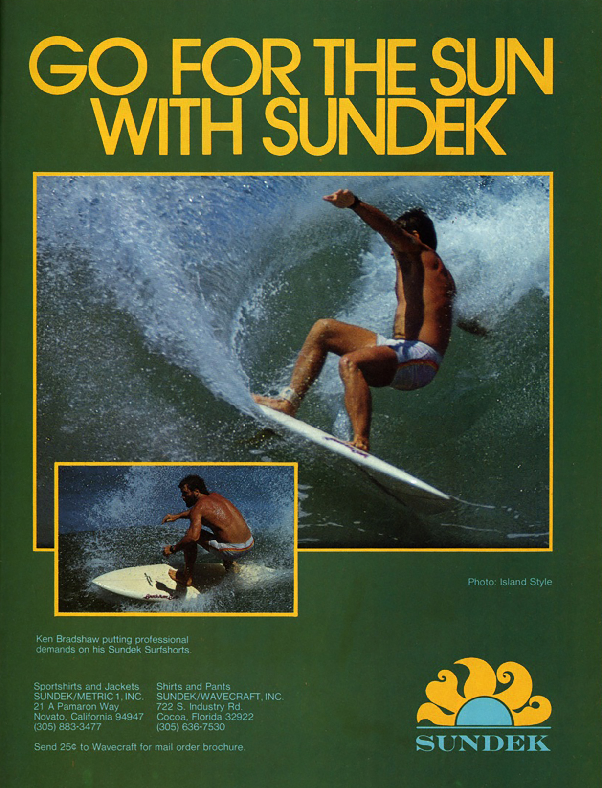 An archival ad from Sundek.