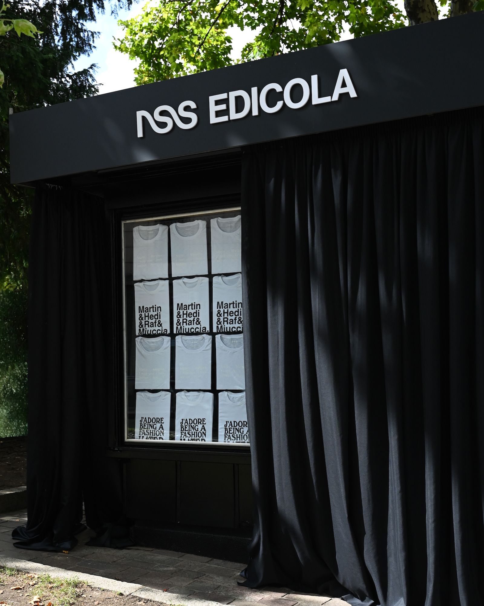 The Nss Edicola newsstand in Naples, Italy.