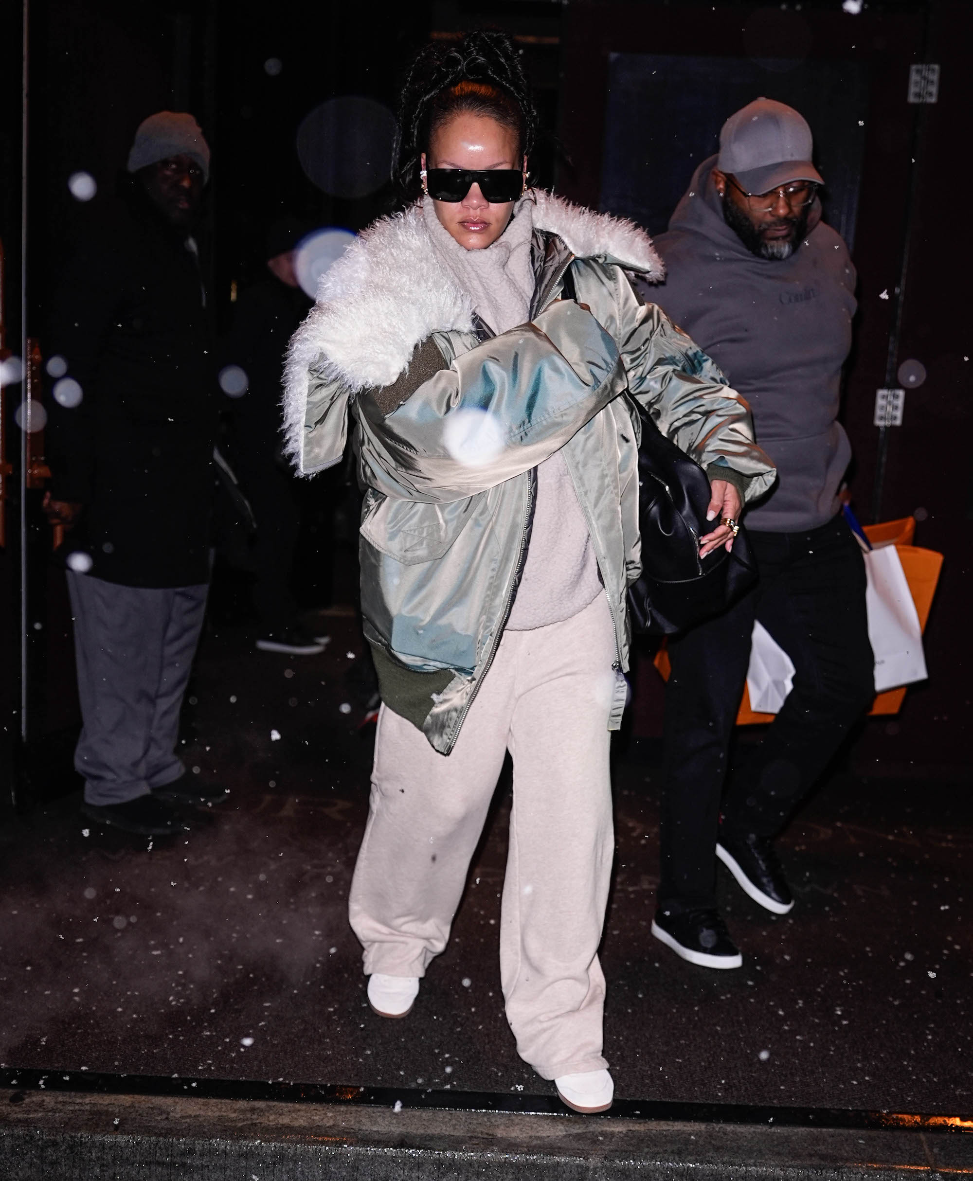 NEW YORK, NY - FEBRUARY 16: Rihanna is seen on February 16, 2026 in New York City. (Photo by XNY/Star Max/GC Images) *** Local Caption ***Rihanna